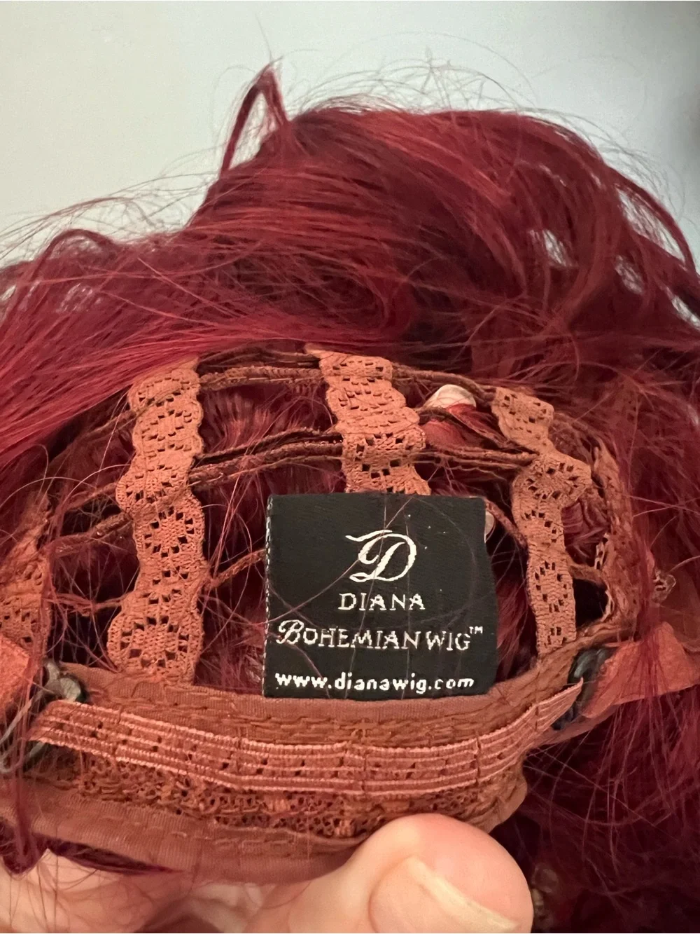 Rich Red Clip-In Wavy Hairpiece for Women